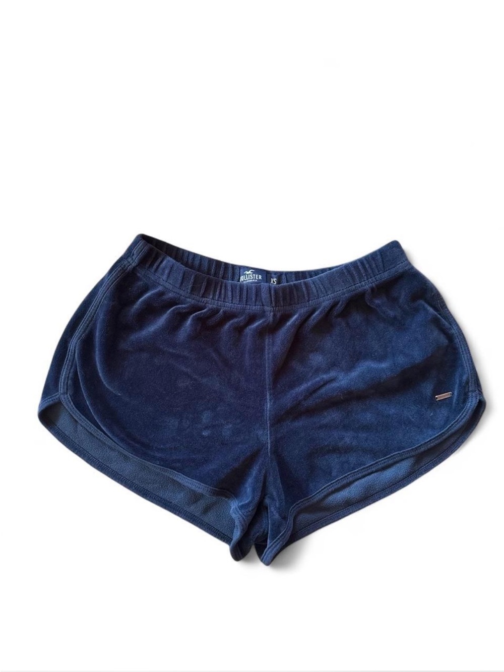 Hollister navy blue micro shorts